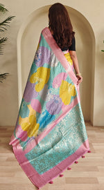 Beauteous Multi Color Georgette Fabric Casual Saree