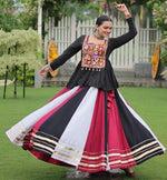 Lovely Multi Color Rayon Fabric Party Wear Lehenga