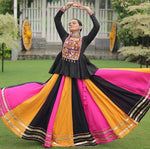 Lovely Multi Color Rayon Fabric Party Wear Lehenga