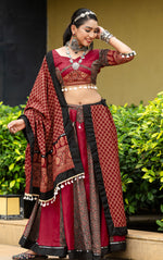 Amazing Multi Color Cotton Fabric Party Wear Lehenga