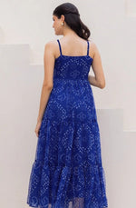 Amazing Blue Color Georgette Fabric Designer Kurti