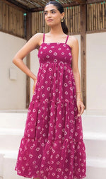 Amazing Pink Color Georgette Fabric Designer Kurti