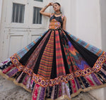 Magnetic Multi Color Georgette Fabric Designer Lehenga
