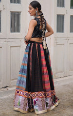 Magnetic Multi Color Georgette Fabric Designer Lehenga