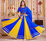Beautiful Multi Color Viscose Fabric Party Wear Lehenga