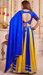 Beautiful Multi Color Viscose Fabric Party Wear Lehenga