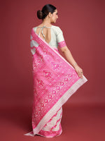 Amazing White Color Cotton Fabric Casual Saree