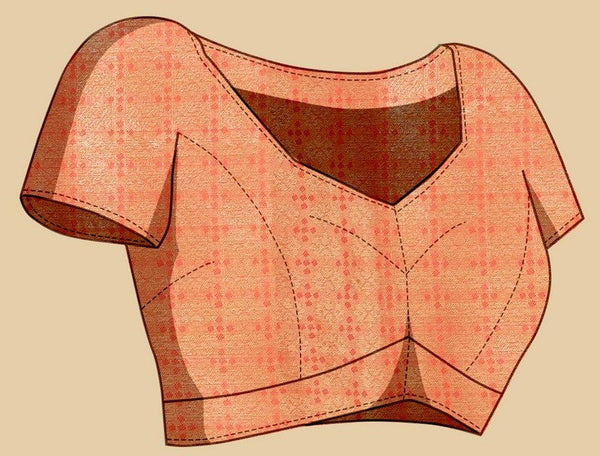 Amazing Orange Color Kanjivaram Fabric Partywear Saree