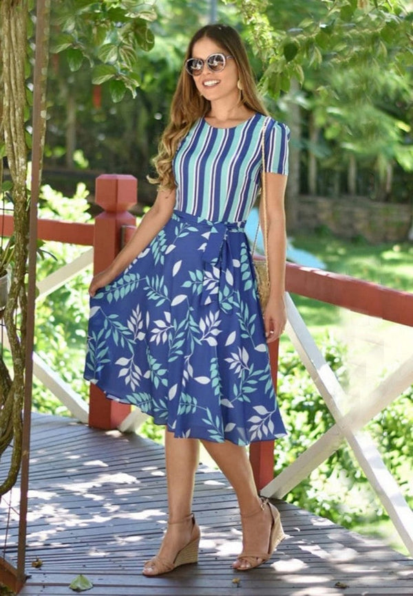 Pleasing Blue Color Rayon Fabric Indowestern