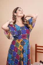 Pretty Multi Color Georgette Fabric Indowestern